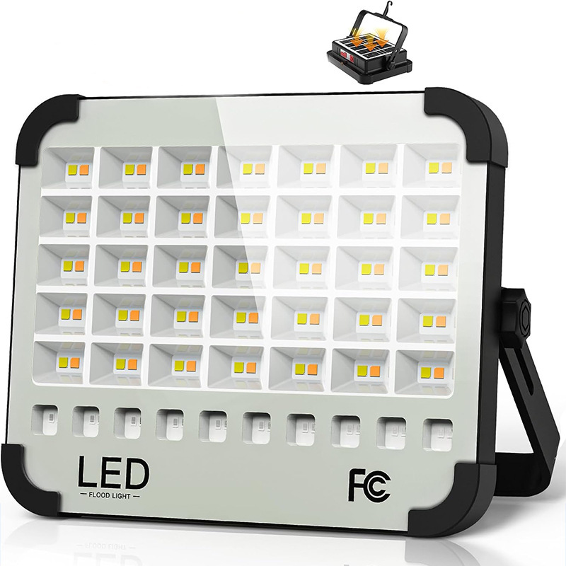 Cross-Border Solar Outdoor Lights, Portable Camping Lights, Street Stalls, Construction Site Portable Floodlights, Led Emergency Lighting